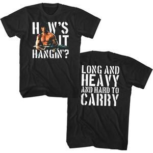 Rambo Hows It Hanging Unisex T Shirt 2 Sided